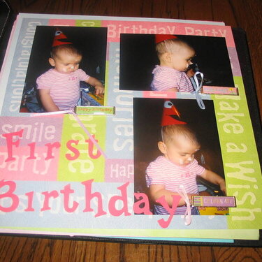 First Birthday 2003