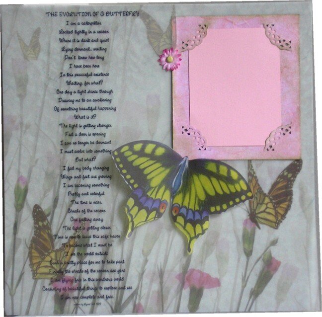 Butterfly journal mat LO-left