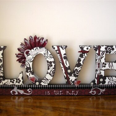 &quot;LOVE&quot; altered word
