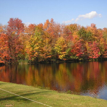The lake at Birchwood Resort