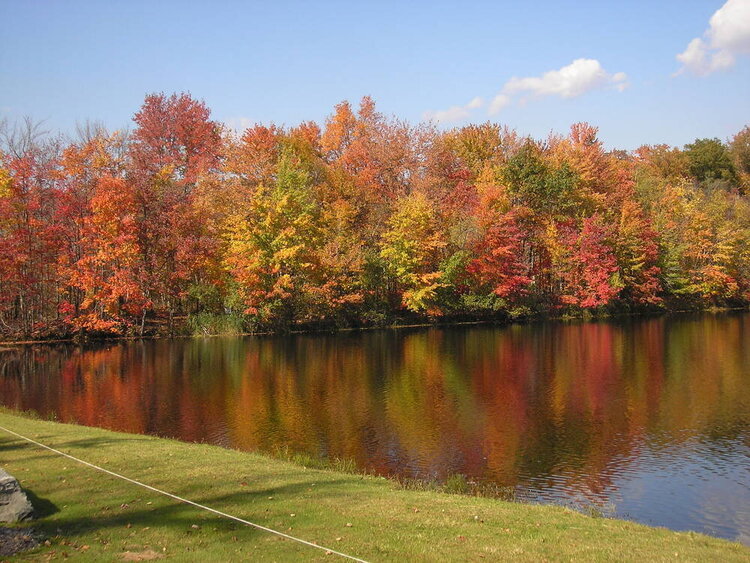 The lake at Birchwood Resort