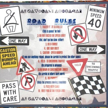 Road Rules! (Instruction page)