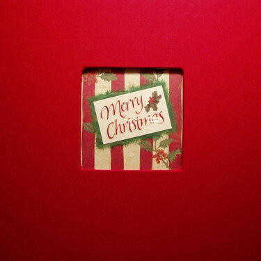Cover for Christmas Scrapbook