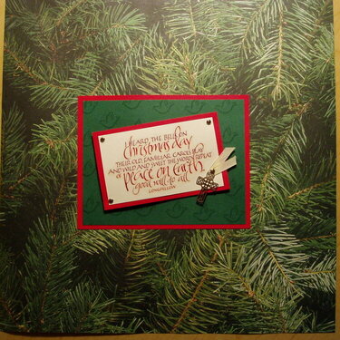 Title Page to Christmas Scrapbook