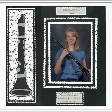 Ashley and her Clarinet