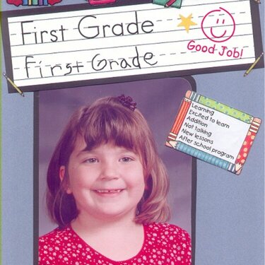 Leanna&#039;s 1st Grade Picture