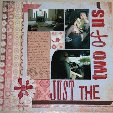 just the two of us {Weekly Old Page Maps #23 Challenge: Week 3}