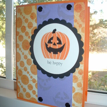 be happy (halloween card)
