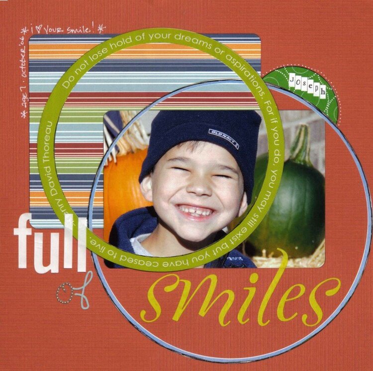 full of smiles