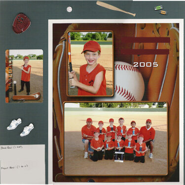 T-Ball Team Picture, 2005