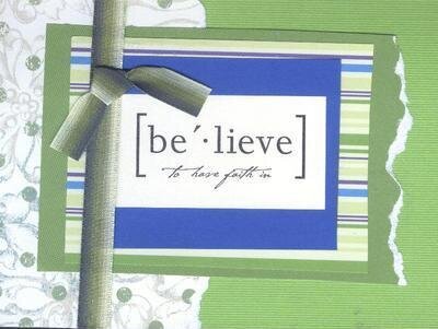 Believe Card