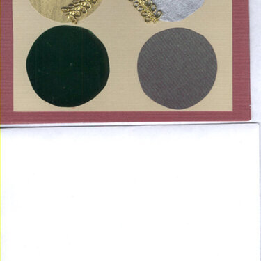 Circles Card with envelope