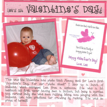 Lea&#039;s 1st Valentine&#039;s Day!