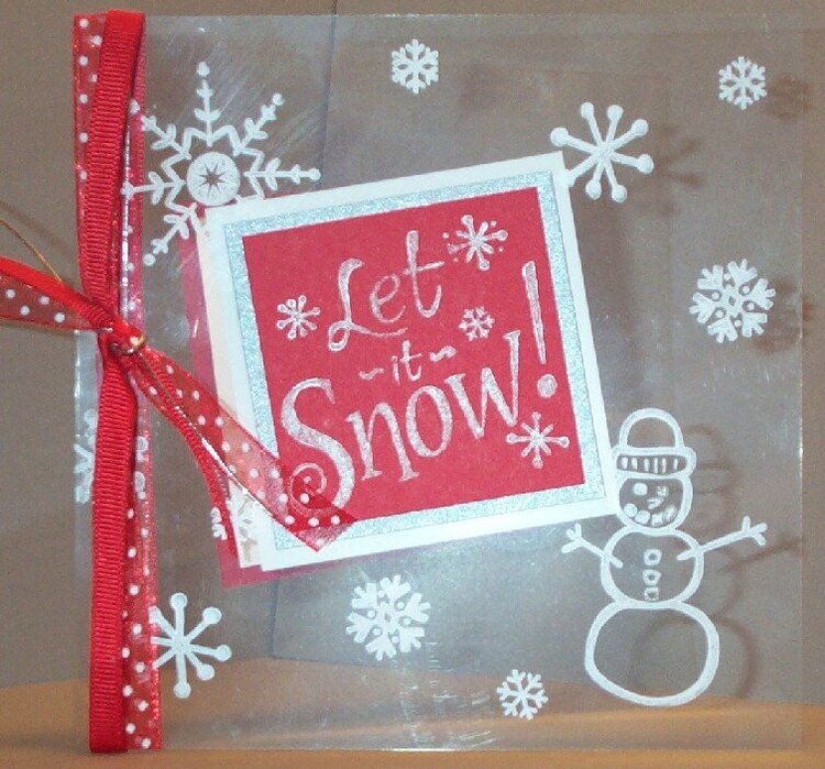 Let It Snow Card - Inque Boutique Stamps