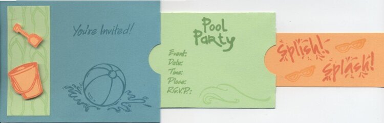 Pool Party Invite Open