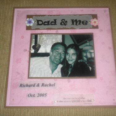 Rachel and dad