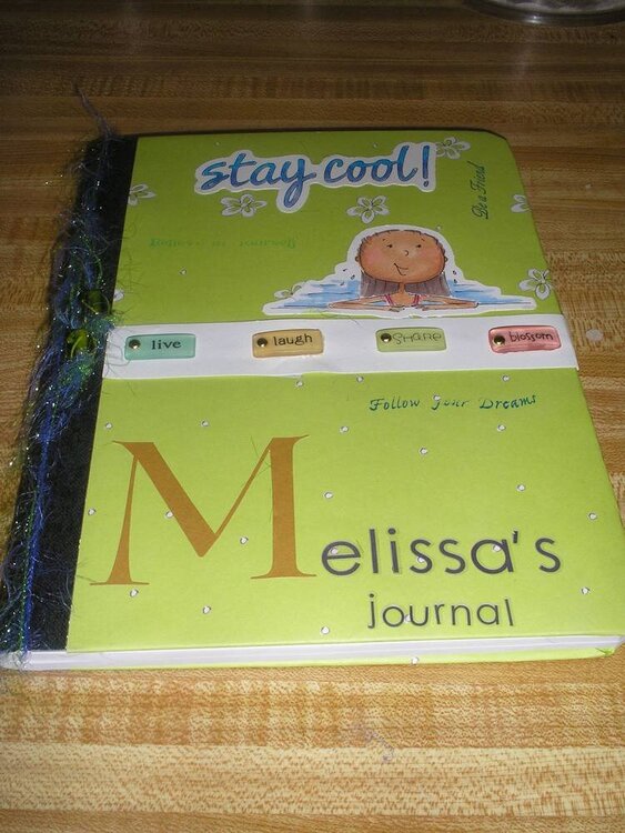 front of altered journal