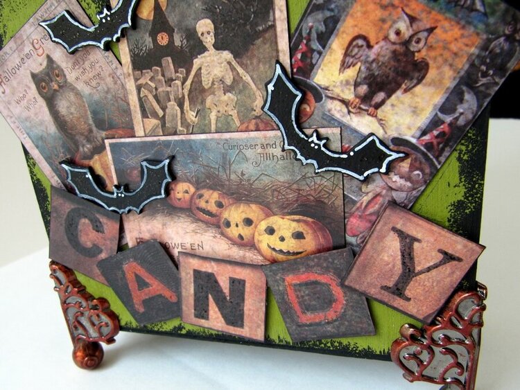 Detail of Halloween Candy Box