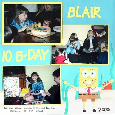 Blairs 10th Birthday 2003