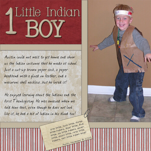 1 Little Indian Boy