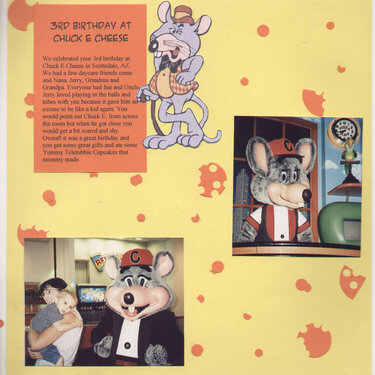 Chuck E Cheese Birthday pg 1