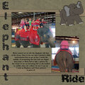 Elephant Ride Digi Layout
