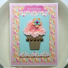 Cupcake Birthday Card