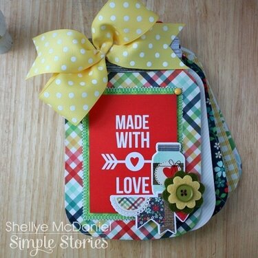 Made With Love Jar Mini Album with Simple Stories