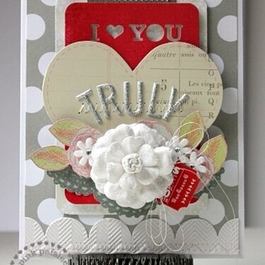 I Love You Truly Card *Pink Paislee*