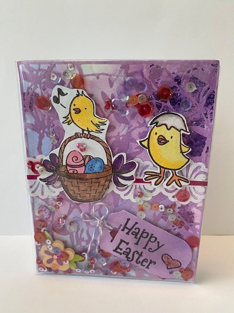Happy Easter shaker card
