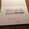 vintage truck birthday card inside