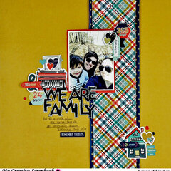 We Are Family | My Creative Scrapbook DT | Fancy Pants Designs