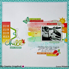 SUM SUM SUMMERTIME CHILL | MY CREATIVE SCRAPBOOK | SIMPLE STORIES | PHOTO PLAY PAPER