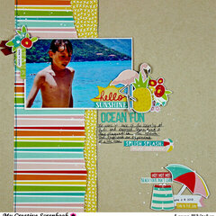 Ocean Fun | Simple Stories | My Creative Scrapbook | Summer Days