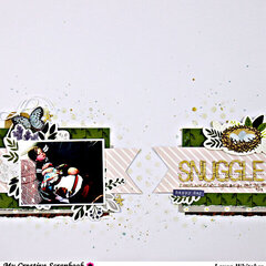 Snuggle | My Creative Scrapbook | Jen Hadfield | Pebbles Inc | Heart of Home