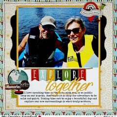 EXPLORE TOGETHER / MY CREATIVE SCRAPBOOK / BECKY HIGHINS / ECHO PARK PAPER /  PHOTOPLAY PAPER