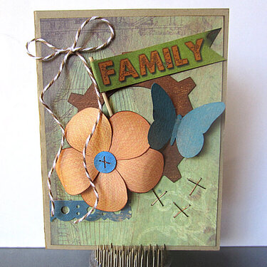 Tin Type &quot;Family&quot; card