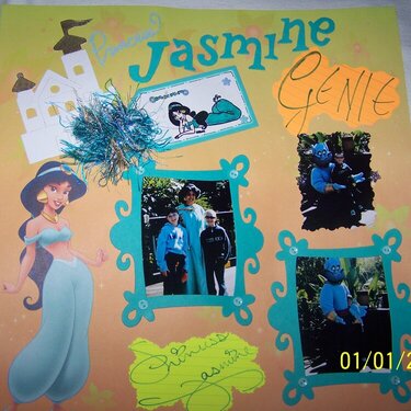 Princess Jasmine &amp; Genie