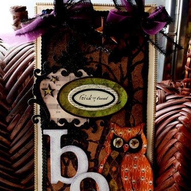Owl Boo Sign