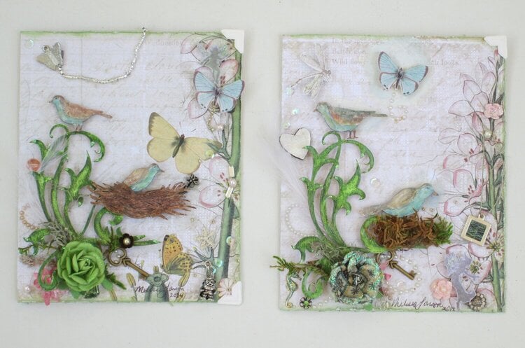 Bird and Butterfly Cards