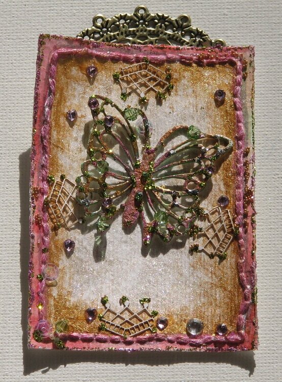 Butterfly ATC for Reneabouquet&#039;s November December Swap