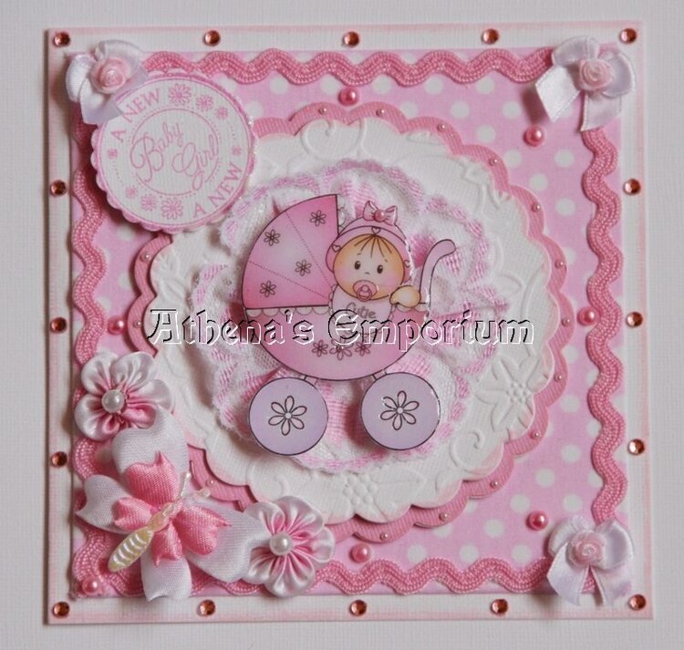 baby girl card