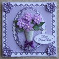 purple mothers day card