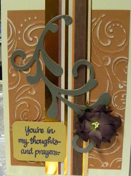 Distressed Sympathy Card