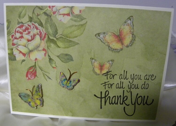 Thank You Card, simple