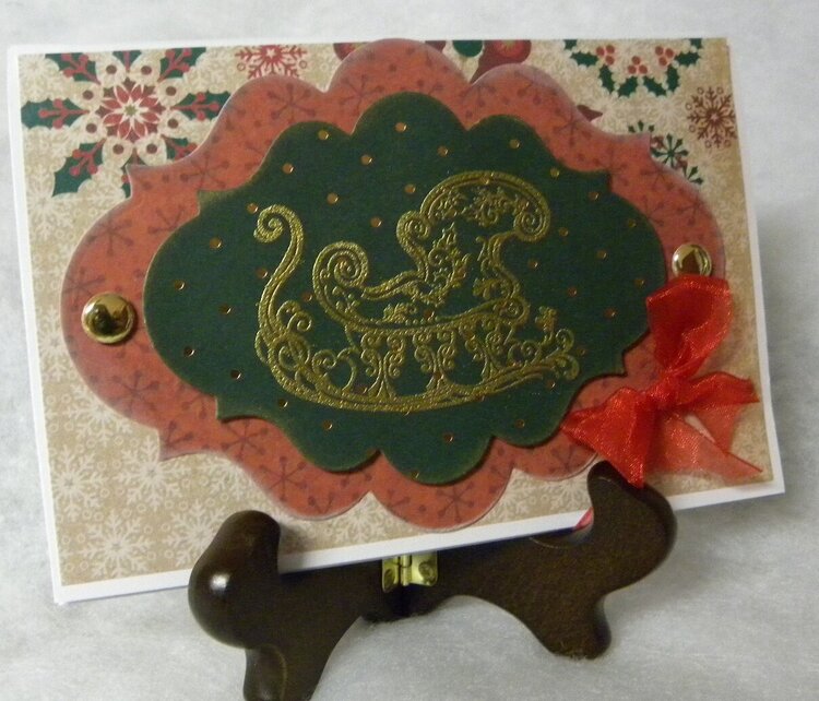 Money Holder Gift Xmas Card