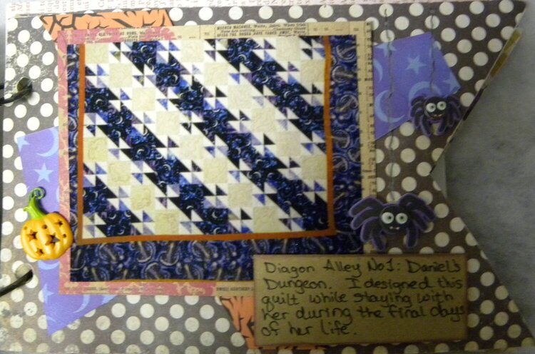 Quilts Mini-Album, Diagon Alley No 1:  Daniel&#039;s Dungeon
