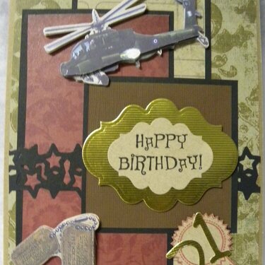 21st BD Card for a new E5 / Gallery Inspiration #7 Card