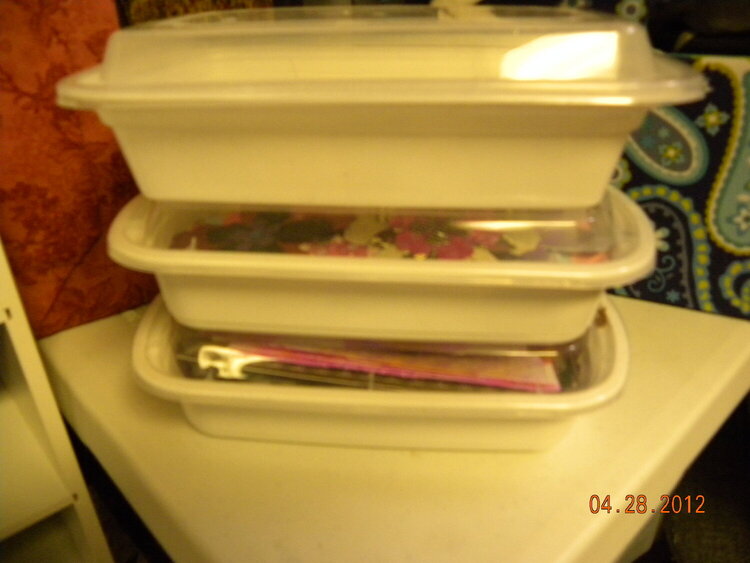 Chinese Take-out dinner box storage