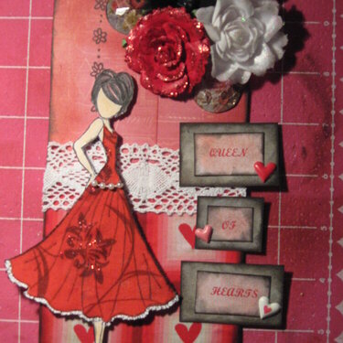 Queen of Hearts tag